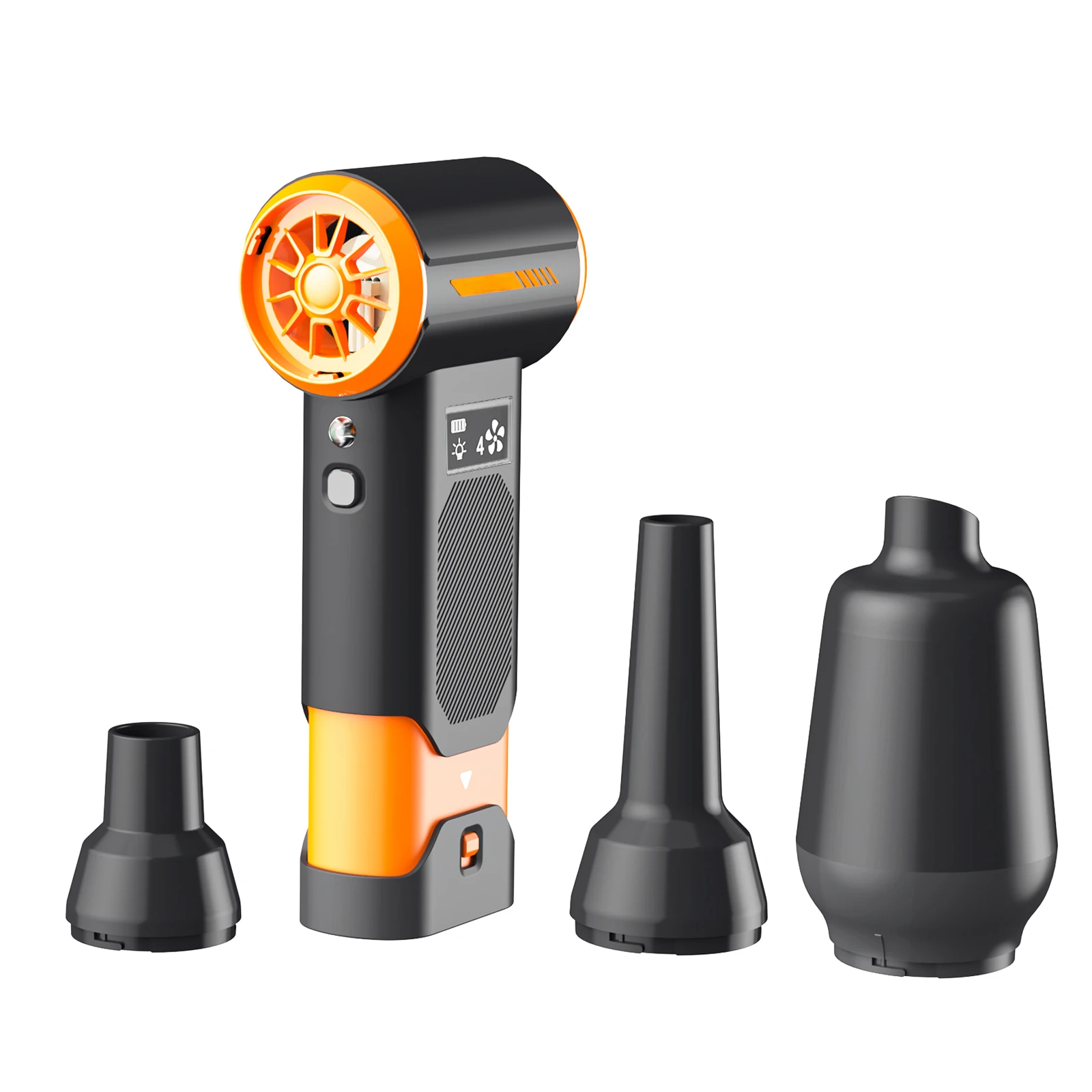 

2025 New Turbo Fan Dust Blower 8000mAh Rechargeable Cordless Air Duster With 15W Fast Charge For Cleaning Computer Car Camping