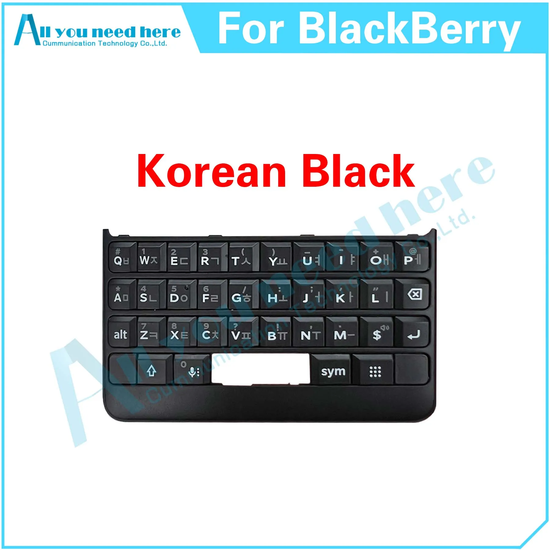 Keyboard Button for BlackBerry Keytwo KEY2, BBF100-6, BBF100-1, BBF100-2, BBF100-4, Keypad Repair Parts Replacement