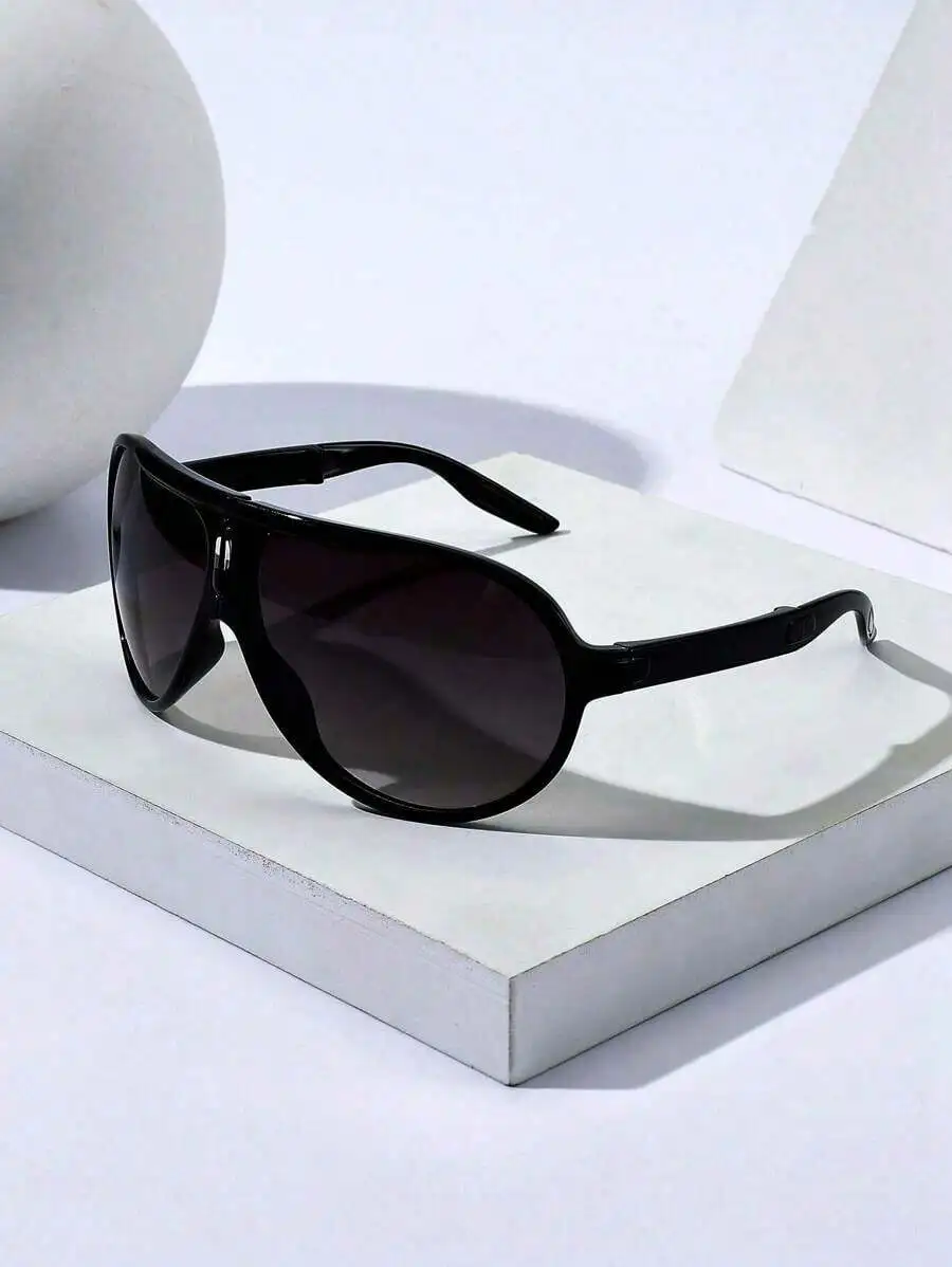 

Mens Retro Pilot Sunglasses Plastic Frame Polycarbonate Lens Fashion Daily Travel Beach Accessories