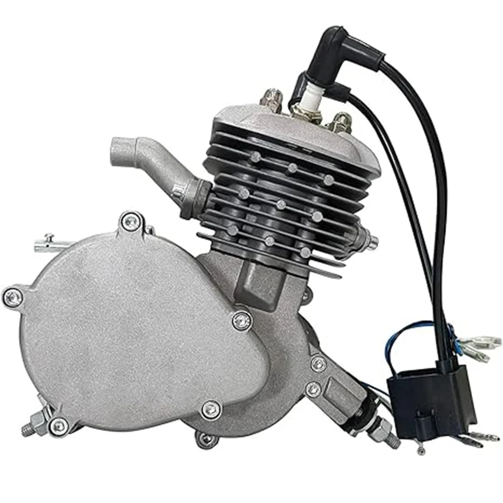 Cabeçote para Bicicleta Motorizada a Gasolina PK80/LD80/LD90 80cc ou 100cc, Novo, com Dois Furos para Vela de Ignição
