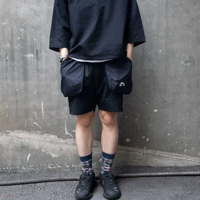 COMFY Japanese outdoor loose layered CMF large pocket skirt functional shorts