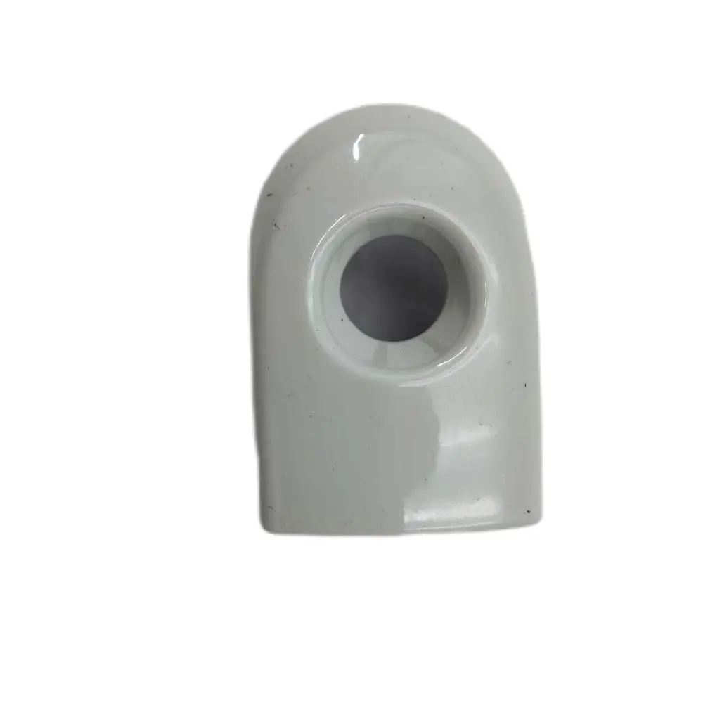 

White Front Left Outside Door Handle Bezel Cover W/Keyhole For Versa 07-2012