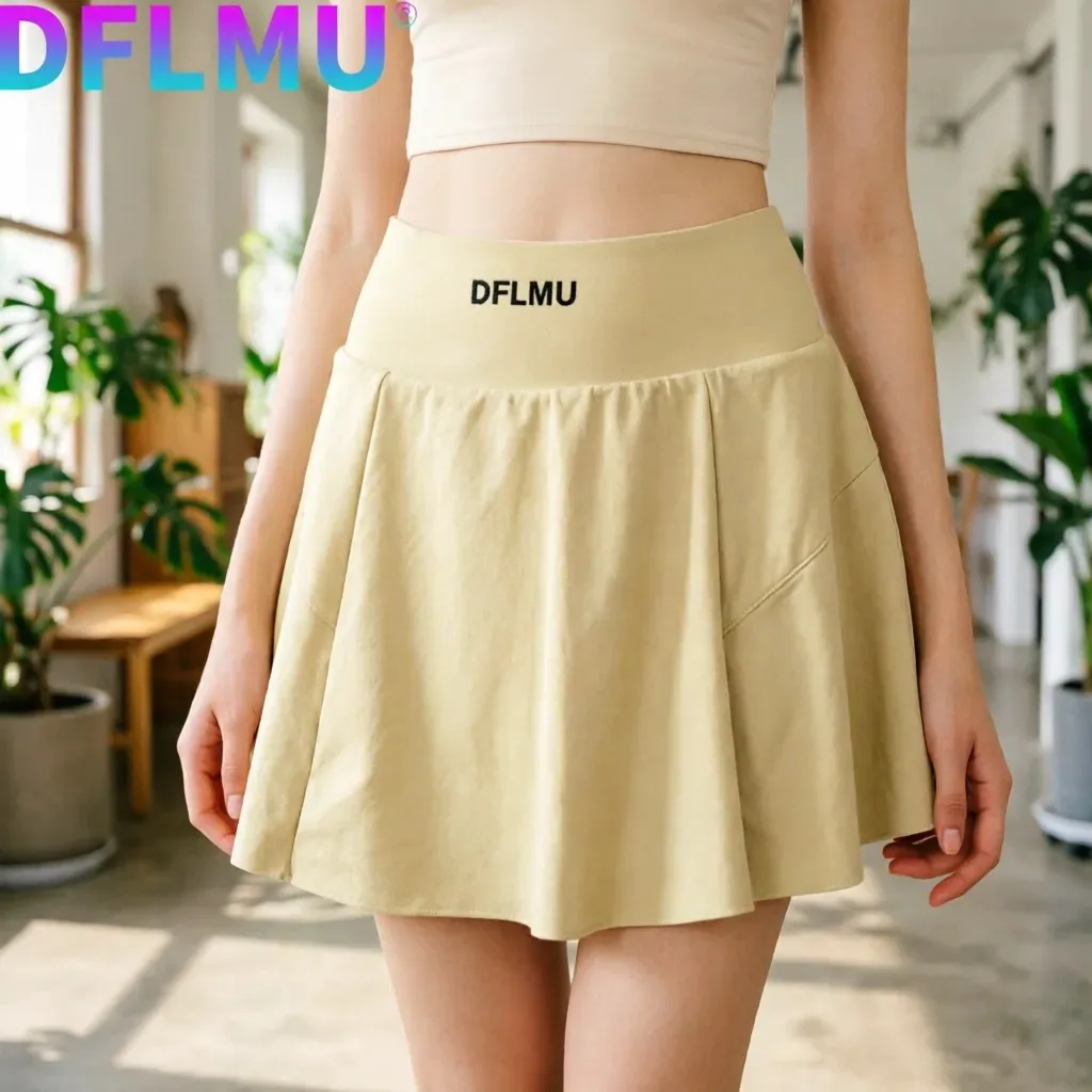DFLMU Shorts y Faldas Deportivas para Mujer, Transpirables, Sexys, de Cintura Alta, para Verano, Yoga, Tenis