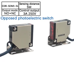 E3JK-5DM1-5L 5m detection gate safety photocell/photoelectric sensor/garage door protection proximity switch sensor