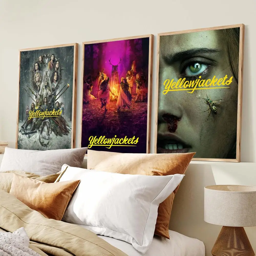 Classic movies Y-Yellowjackets Poster PP Wall Art Prints Poster for Dorm Room Apartment Home Office Room Decor Gift Waterproof