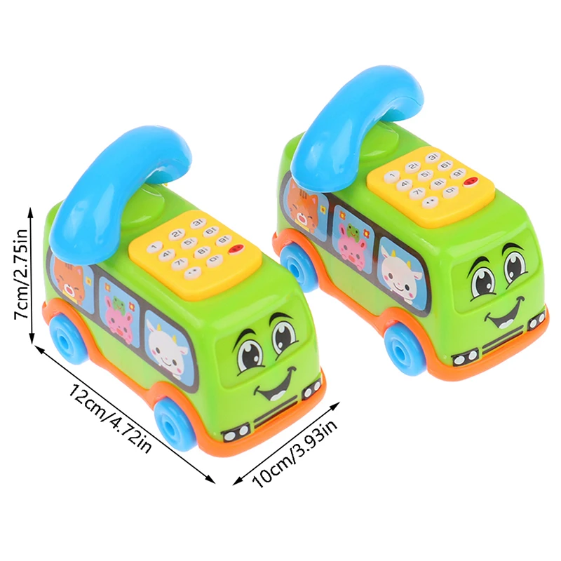 Baby Spielzeug Musik Cartoon Bus Telefon Pädagogisches Entwicklungs Kinder Spielzeug Geschenk Kinder Frühes Lernen Übung Baby Kinder Spiel