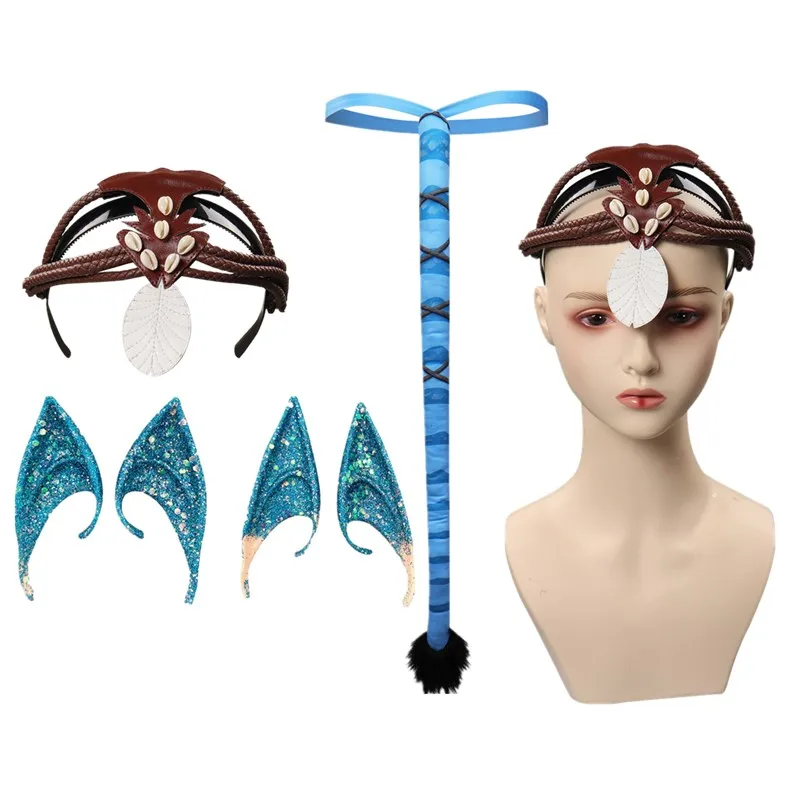 الكبار جيك سولي الذيل الرمزية رونال كوسبلاي نيتيري عقال مشبك الرأس هالوين زي اكسسوارات الدعائم