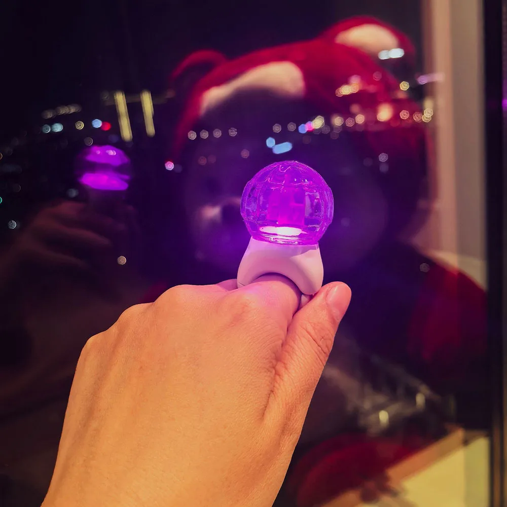 Kpop GIDLE Ring Round Castle Lightstick Replaceable Flash Light Bulb PVC Lampwick Women Ornament YuQi ShuHua Minnie  Fans Gift