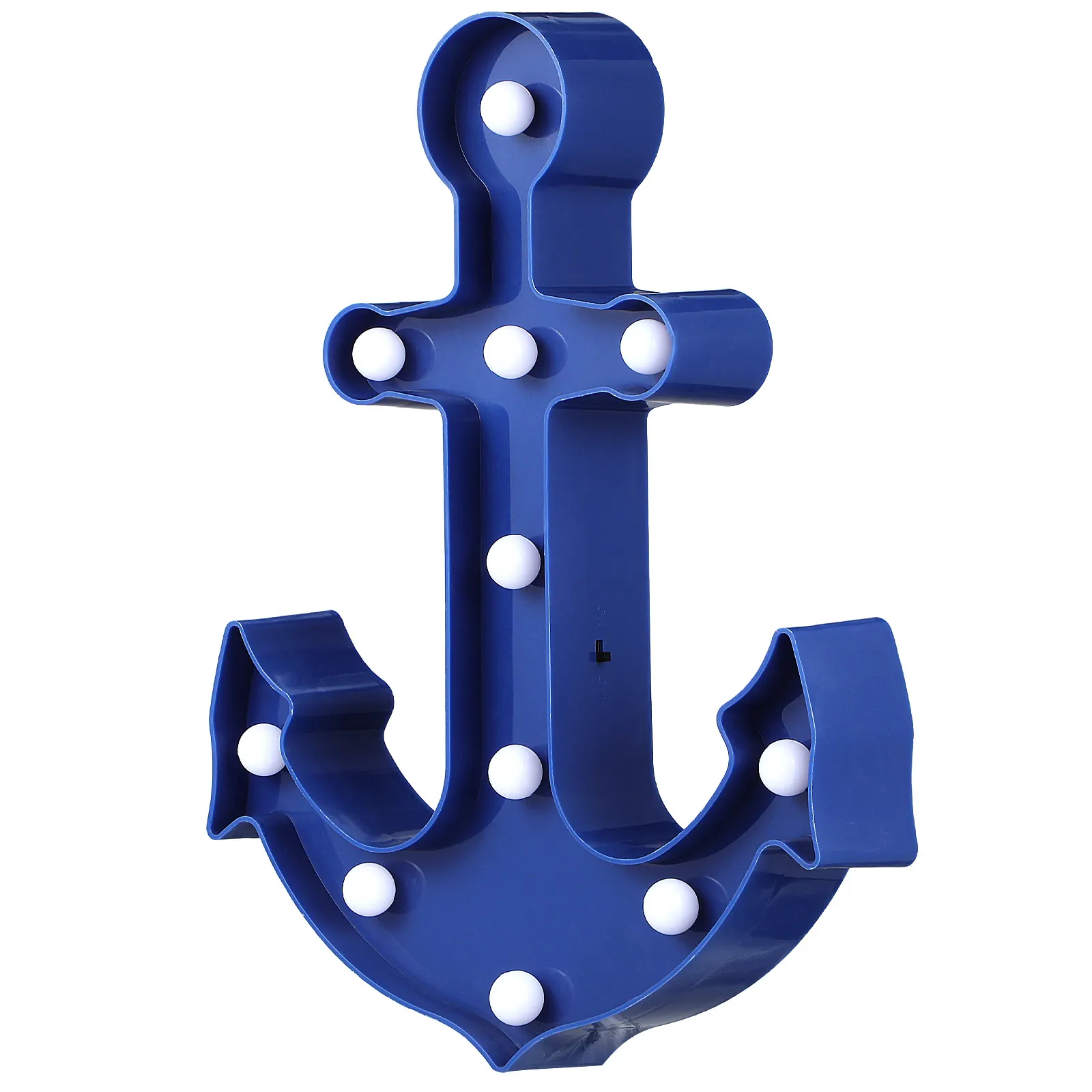

Led Anchor Marquee Light Blue Operated Decorative Night Lamp For Home Wedding Party Room Wall Table