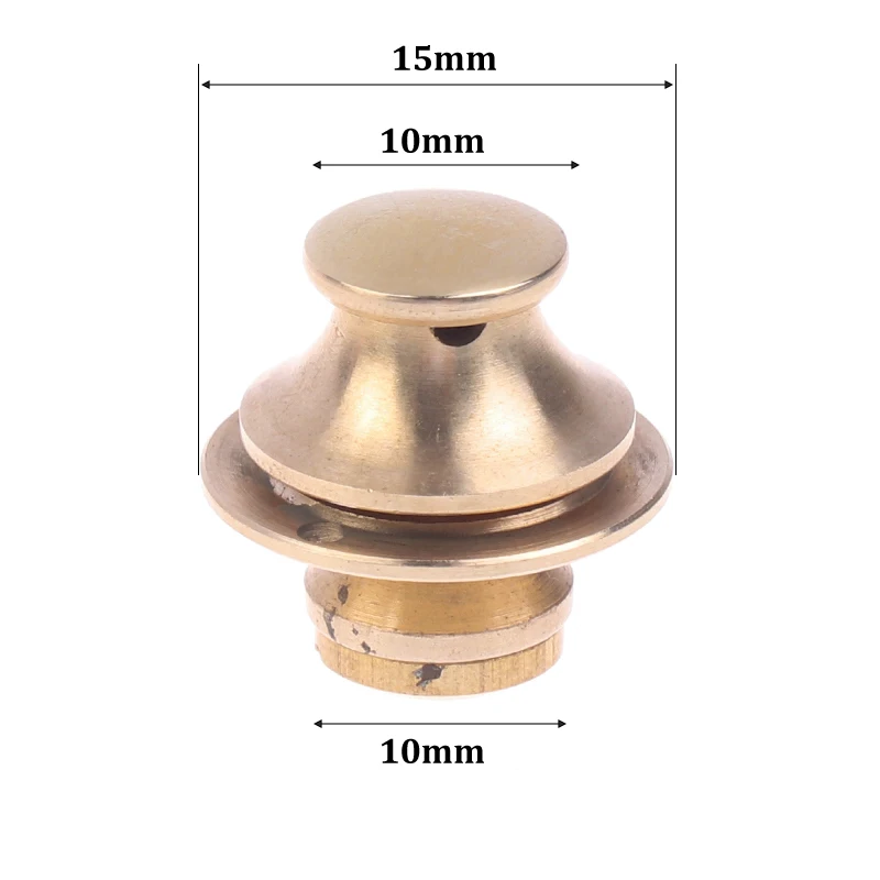 Brass Mortise Clip Fivelas, Bolsa Hardware, Hardware durável para Craft Handbag, fechamento Tuck Lock para bolsa de couro