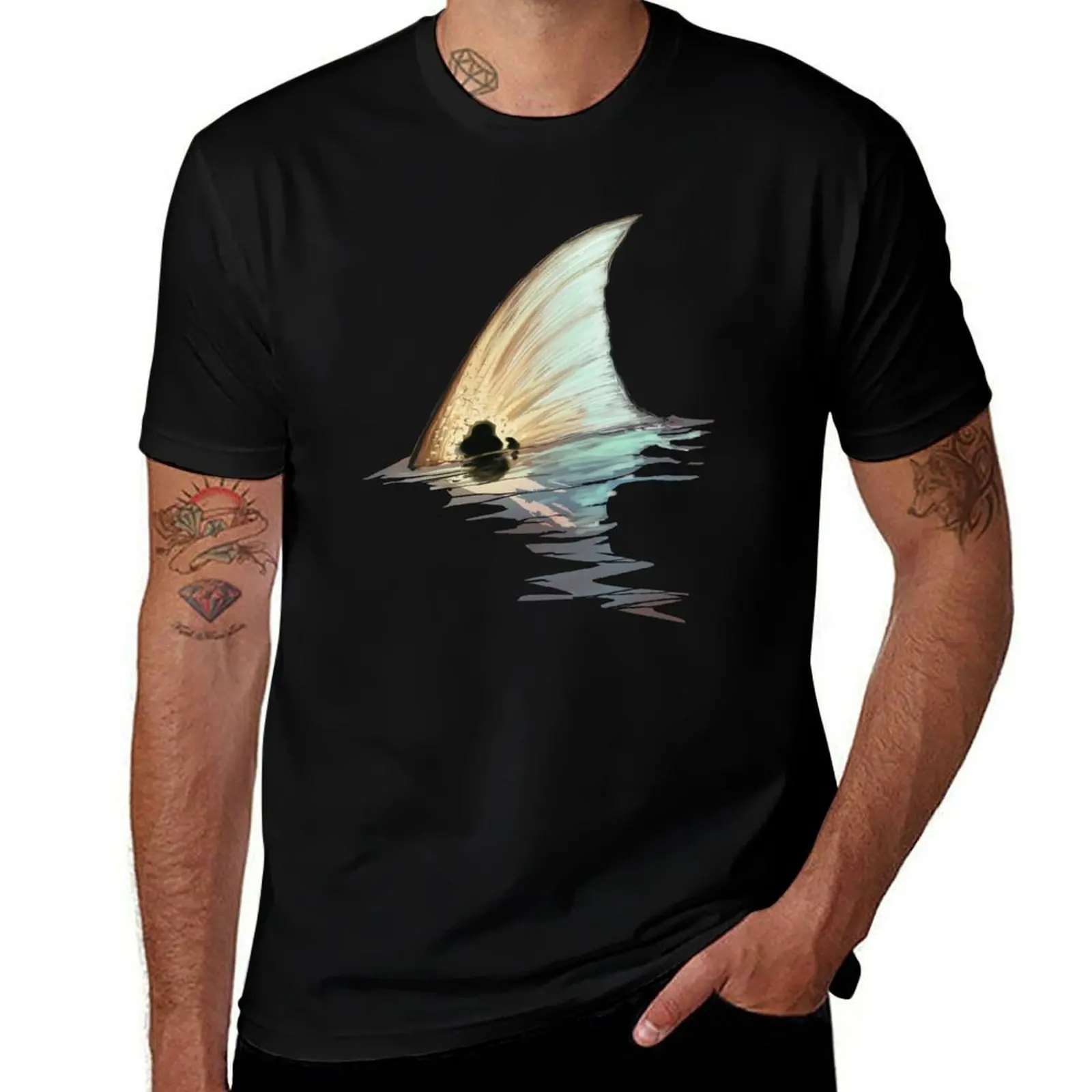 Tailing Redfish Redfish Tail T-Shirt Comfortable Work Wear Tee