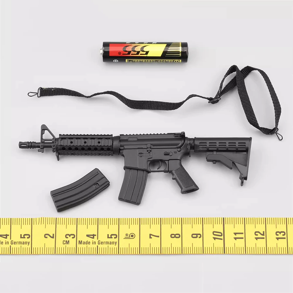 1/6 KING'S TOY KT-8008 Soldier Doll Action German Operation Police Mini Weapon Toys Model M4 with Sling PVC Material Not Real