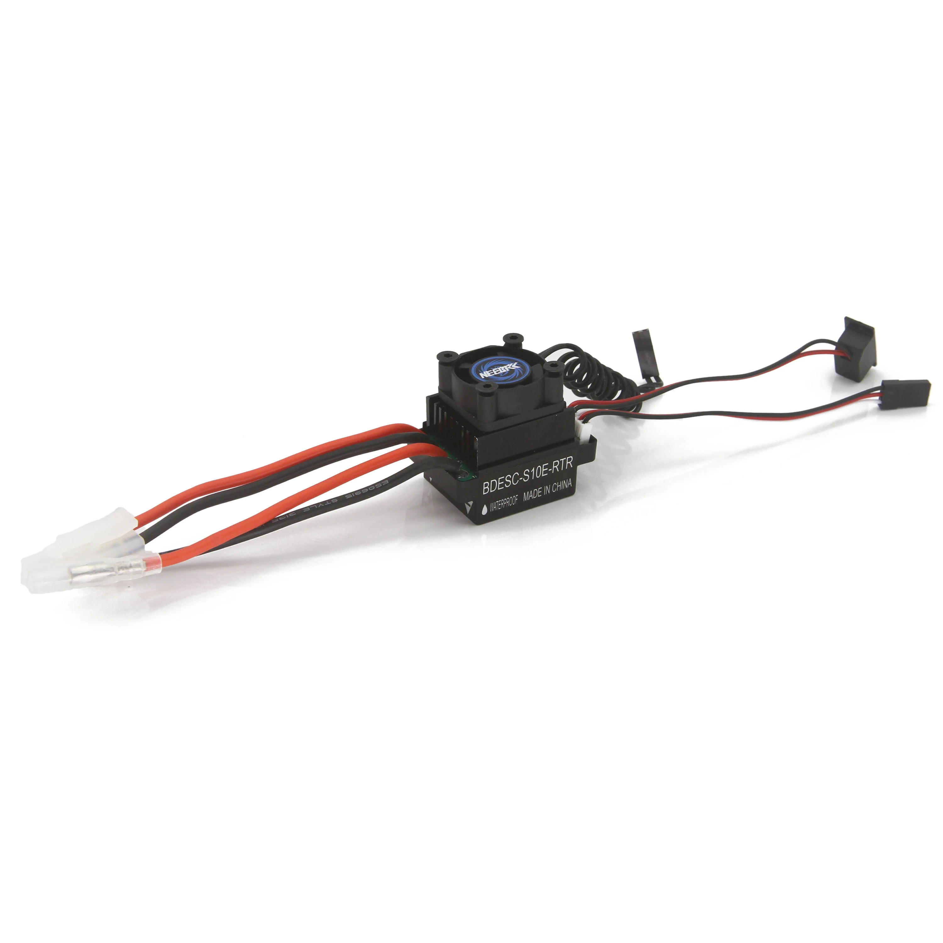 NEEBRC 320A Waterproof 5V/2A BEC 60A Brushed ESC XT60 Electronic Speed Controller 2-3S for 1/10 RC Crawler Car Motor TRX4 Axial