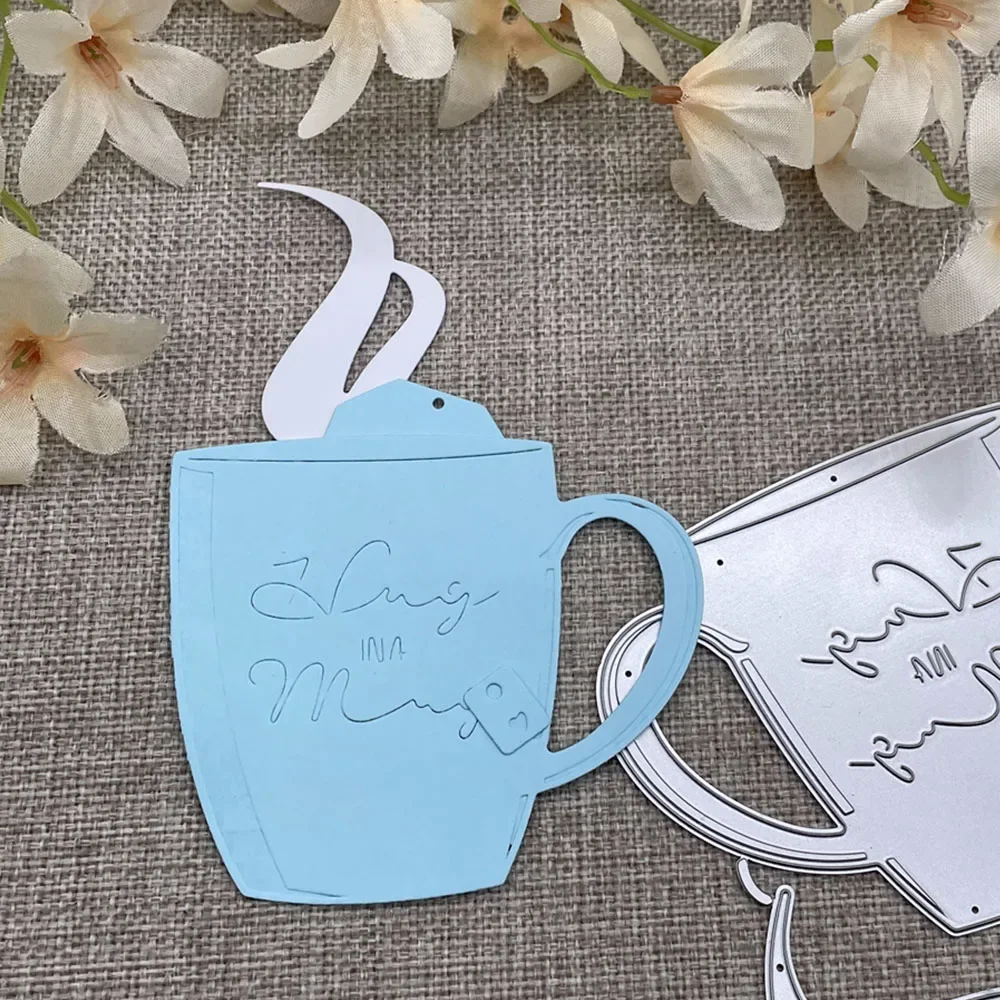 

Teacup decoration Metal Cutting Dies Stencils For DIY Scrapbooking Decorative Handcraft Die Cutting Template Mold