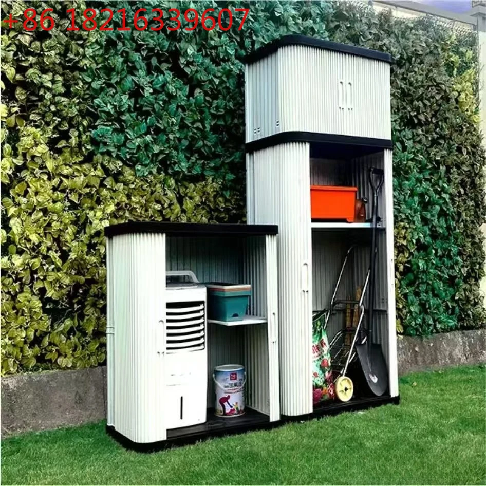 

Balcony Storage Cabinet Outdoor Garden Storage Locker Sunscreen Waterproof Outdoor Finishing Tools Glove Cabinet