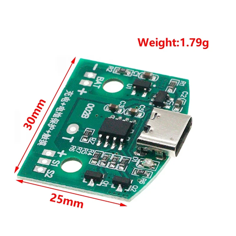 1/5/10PCS 8W Type-C Table Lamp Circuit Board USB Charging Three Gear Stepless Dimming Led Touch Small Night Lamp Control Module
