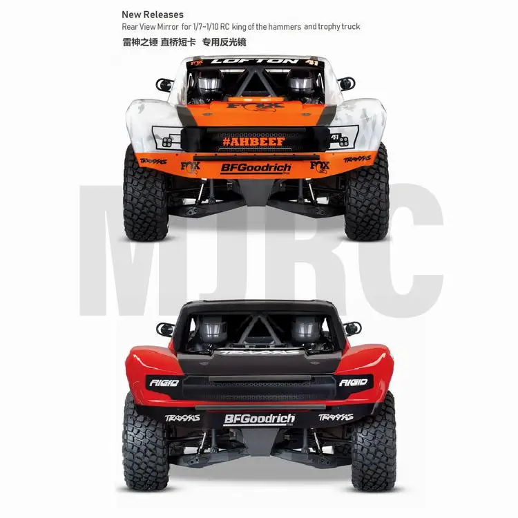 1PCS RC Car 1/10 Simulated Climbing Vehicle Accessories Traxxas UDR Rearview Mirror RC Cross Country Vehicle Reflector losi