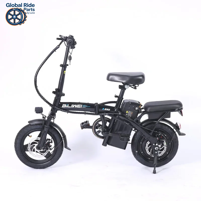 

Folding Electric Bike Adult 48V 500W Ultra-Light Portable Lithium Battery Rear Hub Motor Bicycle Commuter City Ebike