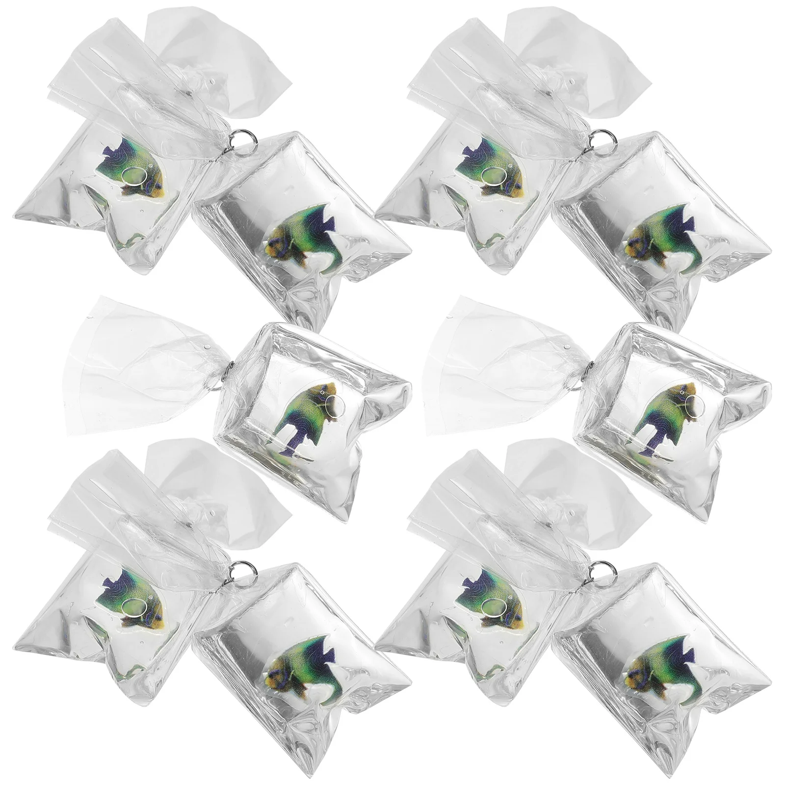 

10Pcs Simulation Fish Keychain Creative Shaped Ornaments Handmade Accessories for DIY Necklace Sweater Chains Gifts