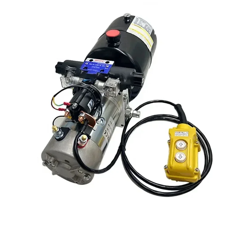 High-quality 12V double-acting hydraulic power pack Mini double-acting engine Mini electro-hydraulic power pack