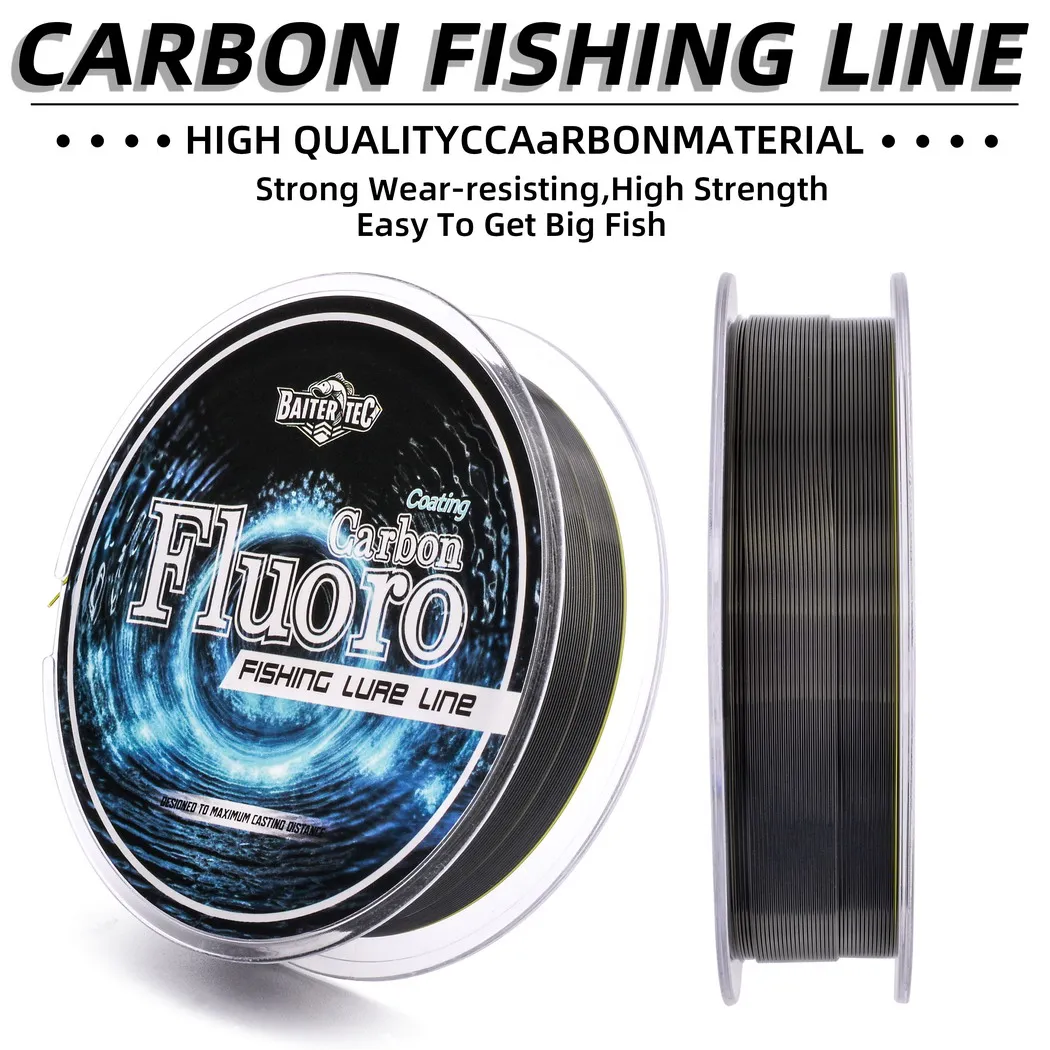 100M Fluorkohlenstoff Beschichtung Angelschnur 0,14mm-0,50mm 4,13LB-34LB Carbon Faser Vorfach Linie Angeln Locken Draht sinkende Linie Japan – Detail 5