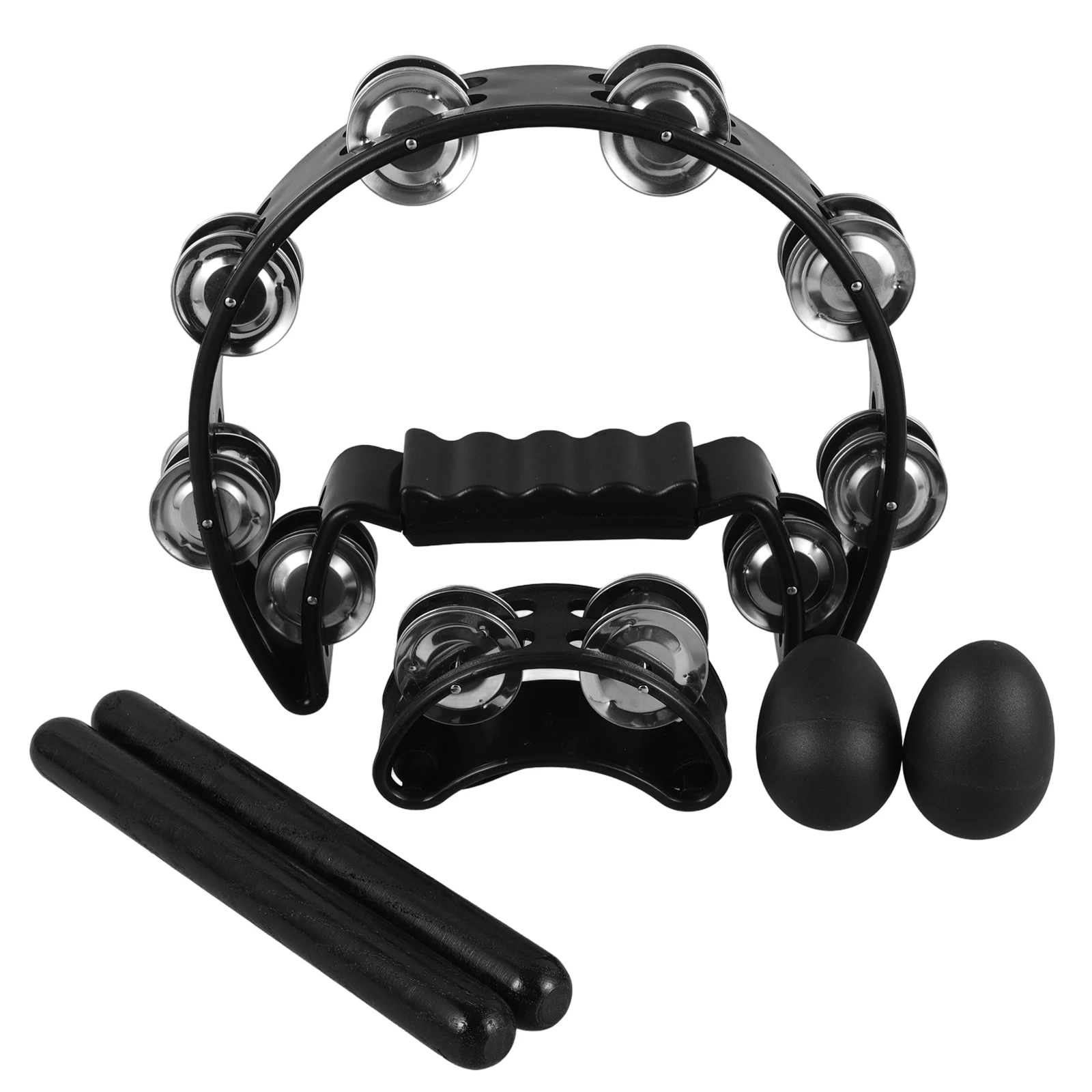 

Percussion Instrument Set Hand Bells Foot Classic Shaking Eggs Plastic Prop Child