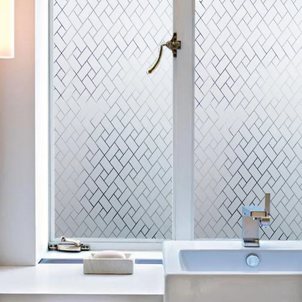 45*100cm Static Glass Sticker Bedroom Window Sticker For Glass Door Glass Window Clings Window Decals Bathroom