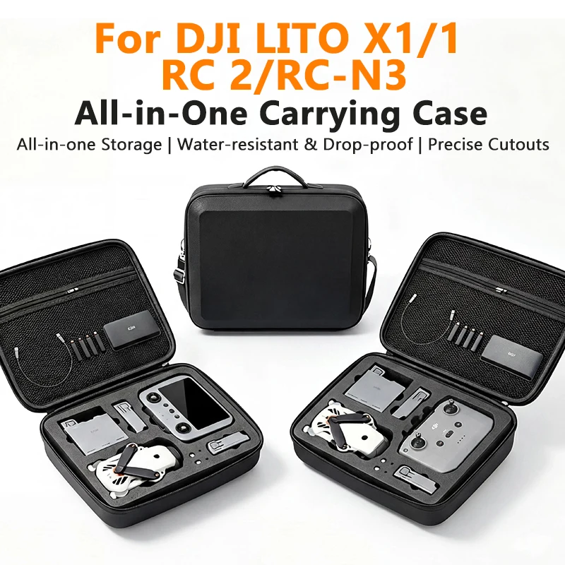 PU Protective Handbag Waterproof Integrated Storage Box For 