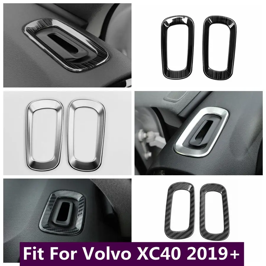 

Dashboard Air Conditioning AC Vents Outlet Decoration Frame Cover Trim Fit For Volvo XC40 2019 - 2023 Interior Accessories