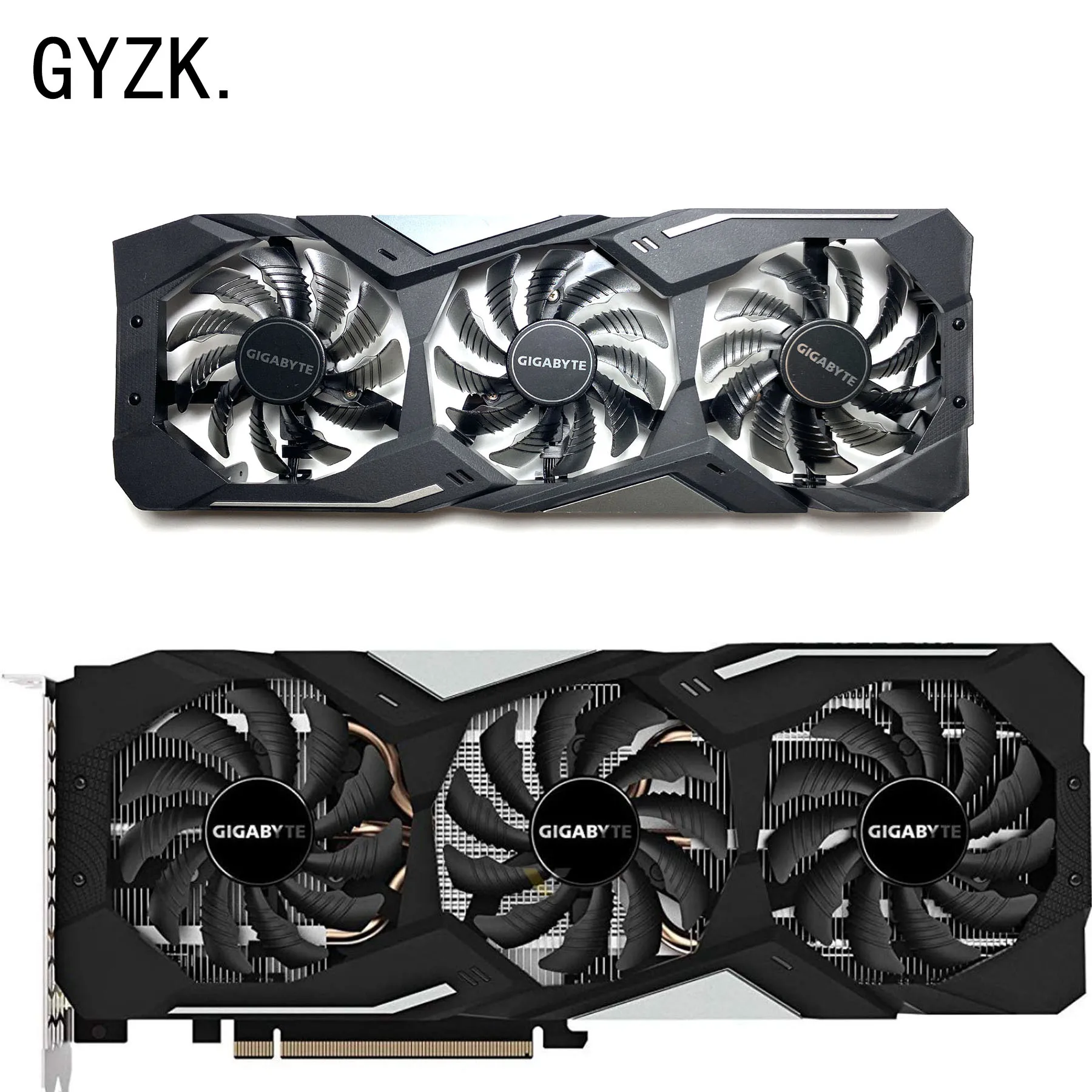 Imagem -01 - Substituição da Placa Gráfica de Jogos oc Painel Ventilador com Ventilador Gigabyte Geforce Rtx2060 2060s 2070 Gtx1660 1660ti Novo substituicao da placa grafica de jogos oc painel ventilador com ventilador gigabyte geforce rtx2060 2060s 2070 gtx1660 1660ti novo 01
