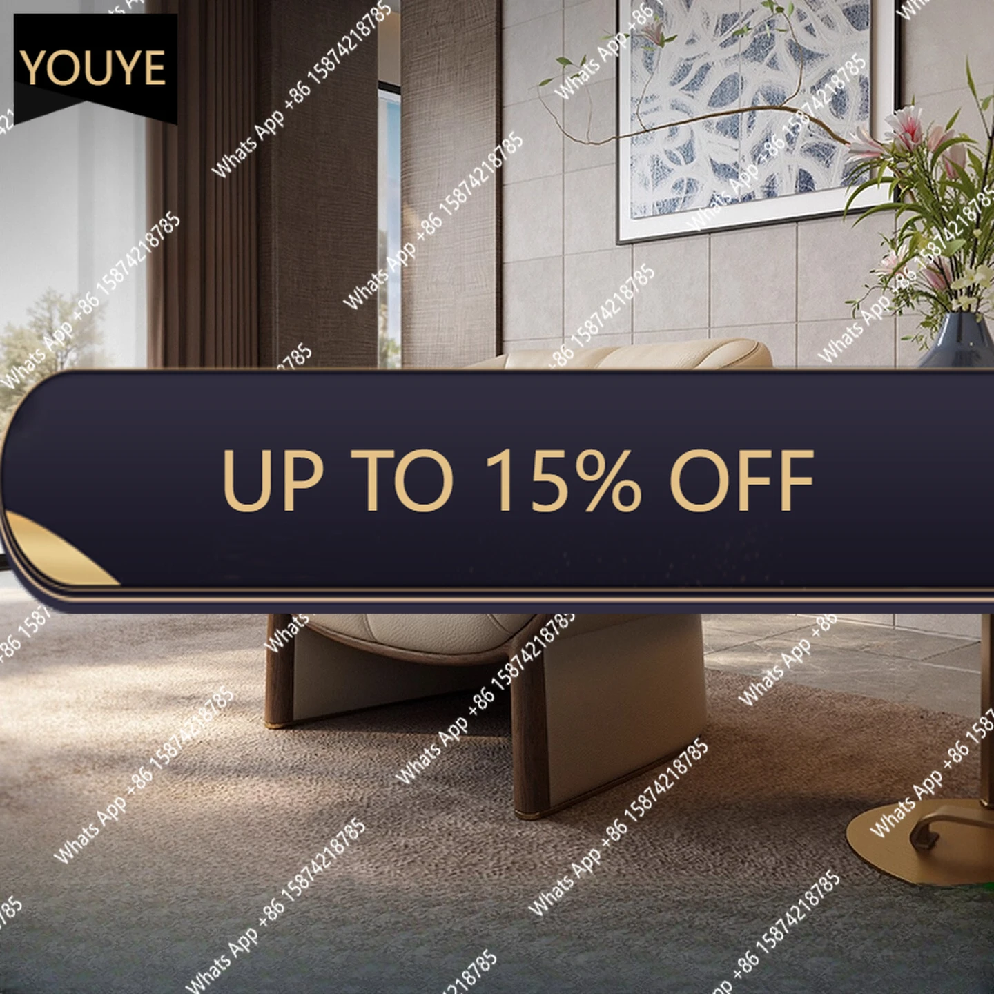 

YX Дизайнерское кожаное кресло для отдыха Бытовая гостиная Стул для отдыха из цельного дерева Одноместный диван