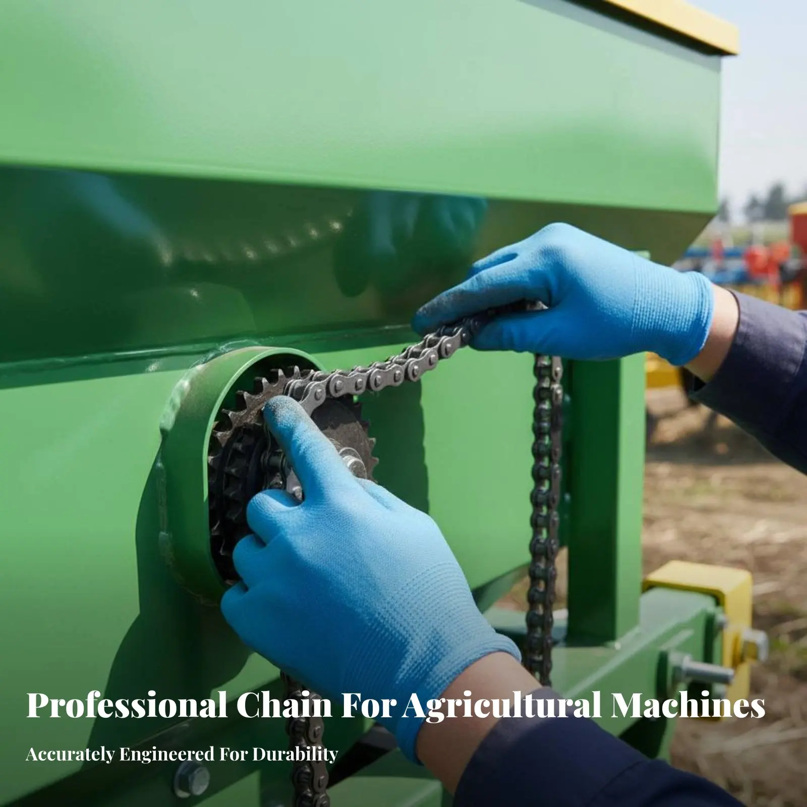 

428 Chain for Seeder Fertilizer Box, Half Link Connector, Agricultural Use