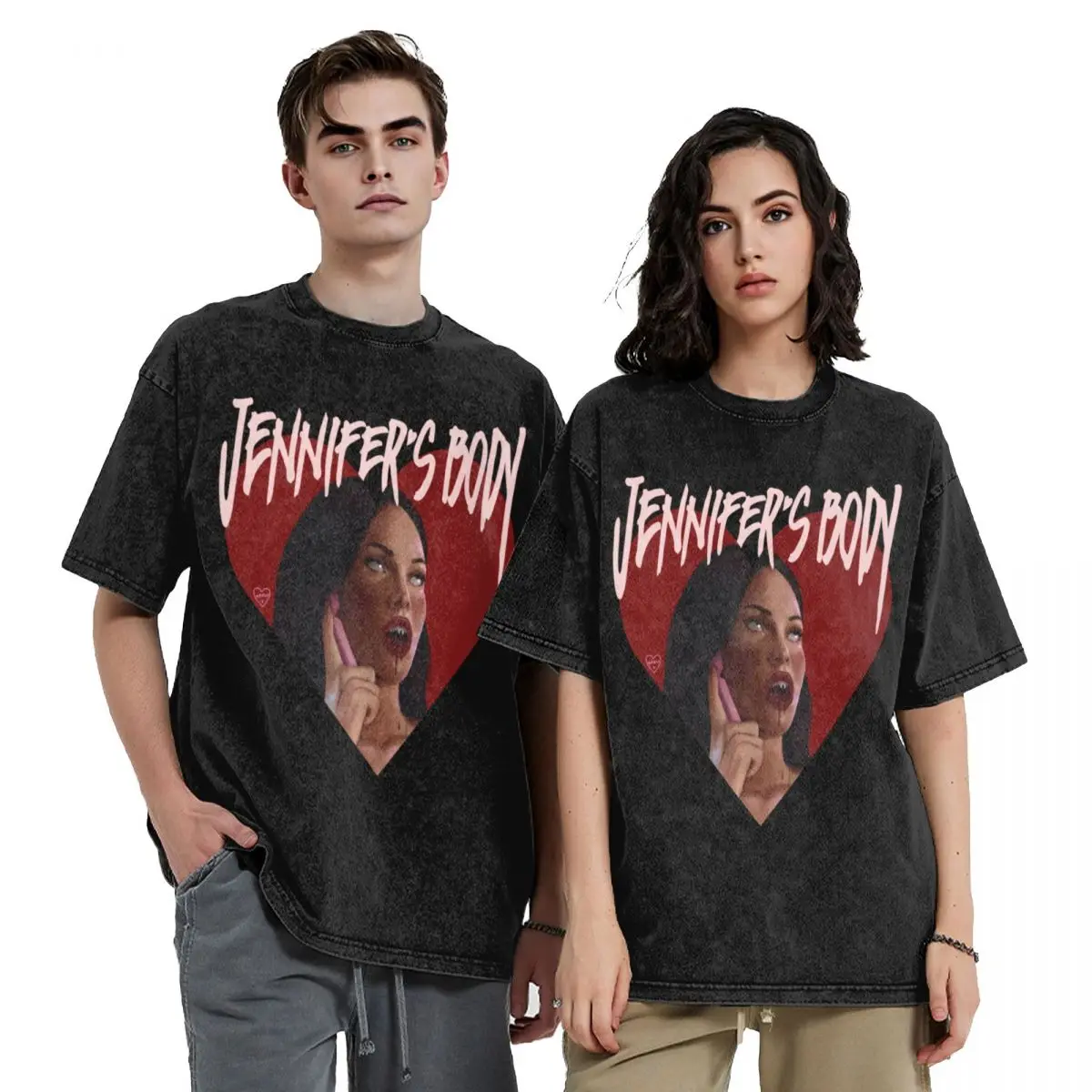 Jennifer’s Body Heart Jennifer Check ! ORIGINAL T-Shirt anime custom t shirt mens workout shirts image 5