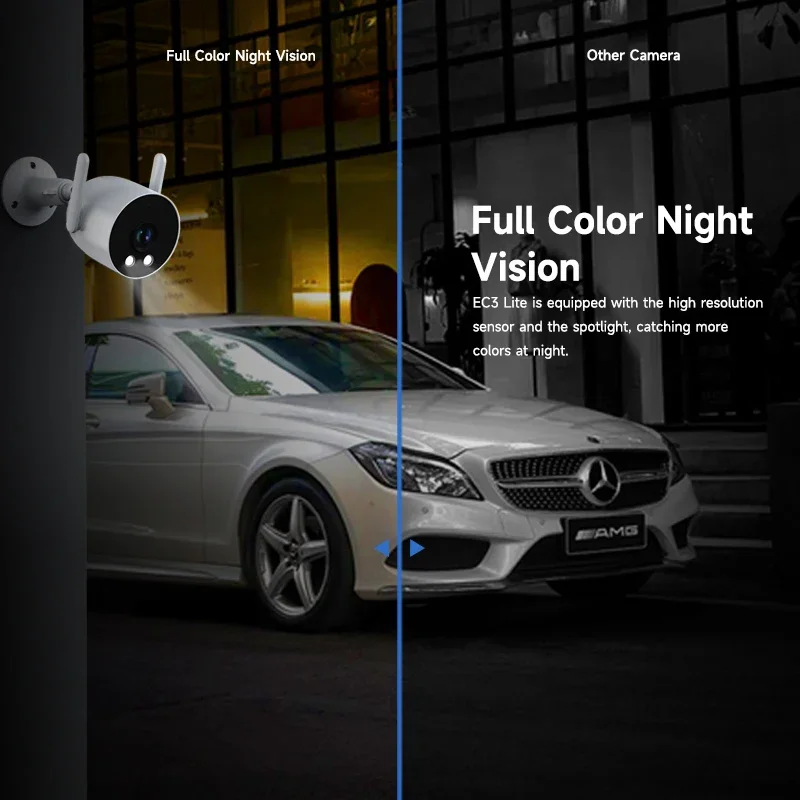 Imagem -02 - Imilab Ec3 Lite Câmera ip de Segurança Cctv 2k hd ao ar Livre Wifi ip Sirene Inteligente Cor Visão Noturna Cctv Detecção Humana Webcam