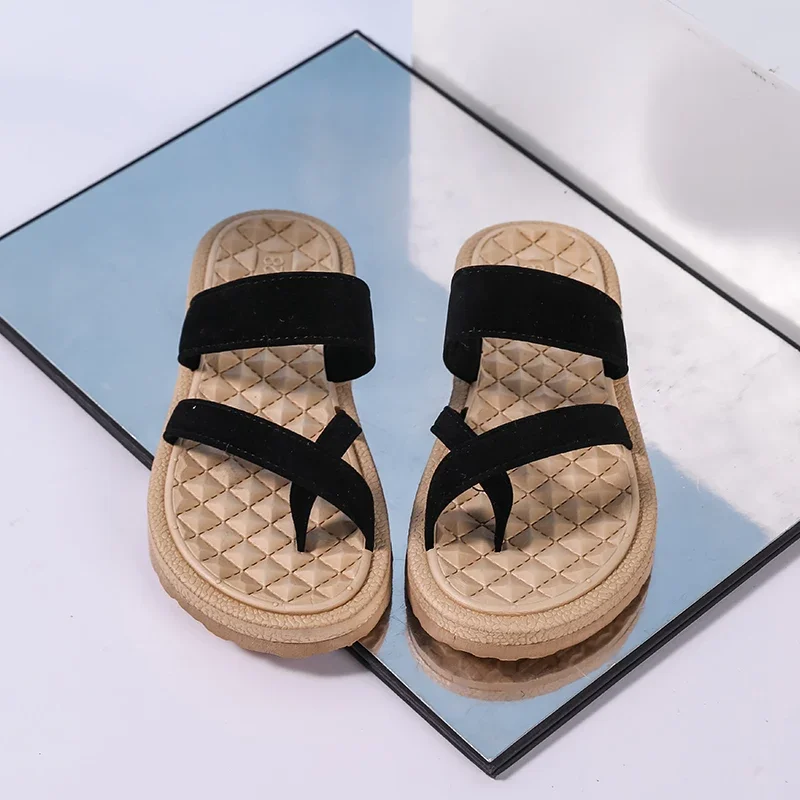 

2025 Kid's New Slippers Summer Cross Drag Fashion Hemp Rope Outer Wear Slippers Casual Sandals Super Light Childrens Shoes
