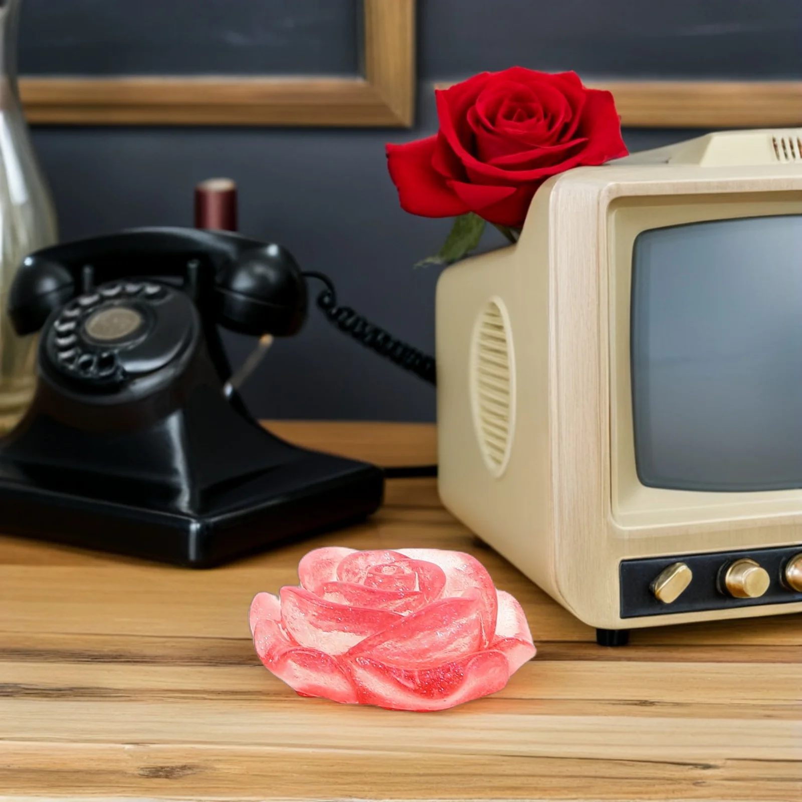 16 قطعة من مشابك الشعر المصنوعة من الراتنج المتوهجة والتي يمكنك صنعها بنفسك للديكور والحفلات اليدوية المبتكرة والرومانسية #1