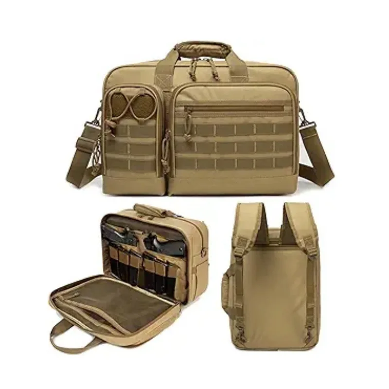 Tactical backpack range bag, large capacity backpack carrying duffel bag
