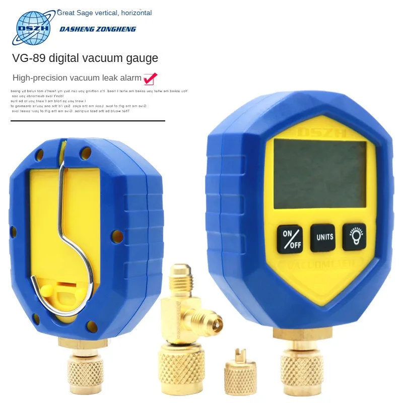 Misuratore di vuoto da laboratorio retroilluminazione dello schermo LCD sensore ad alta precisione calibrazione intelligente Display digitale Vacuum