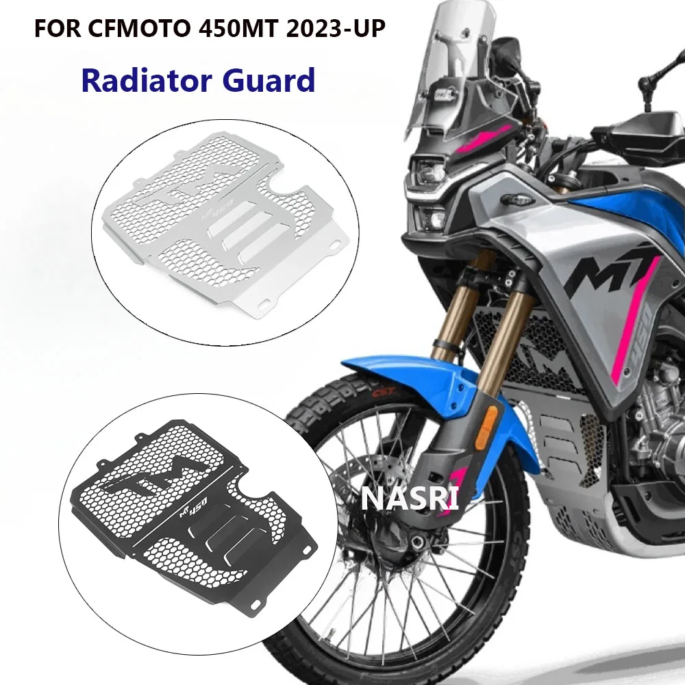 New Motorcycle Engine Water Tank Radiator Grill Oil Cooler Guard Protection Cover FOR CFMOTO 450MT MT450 450 MT 450 2023-UP