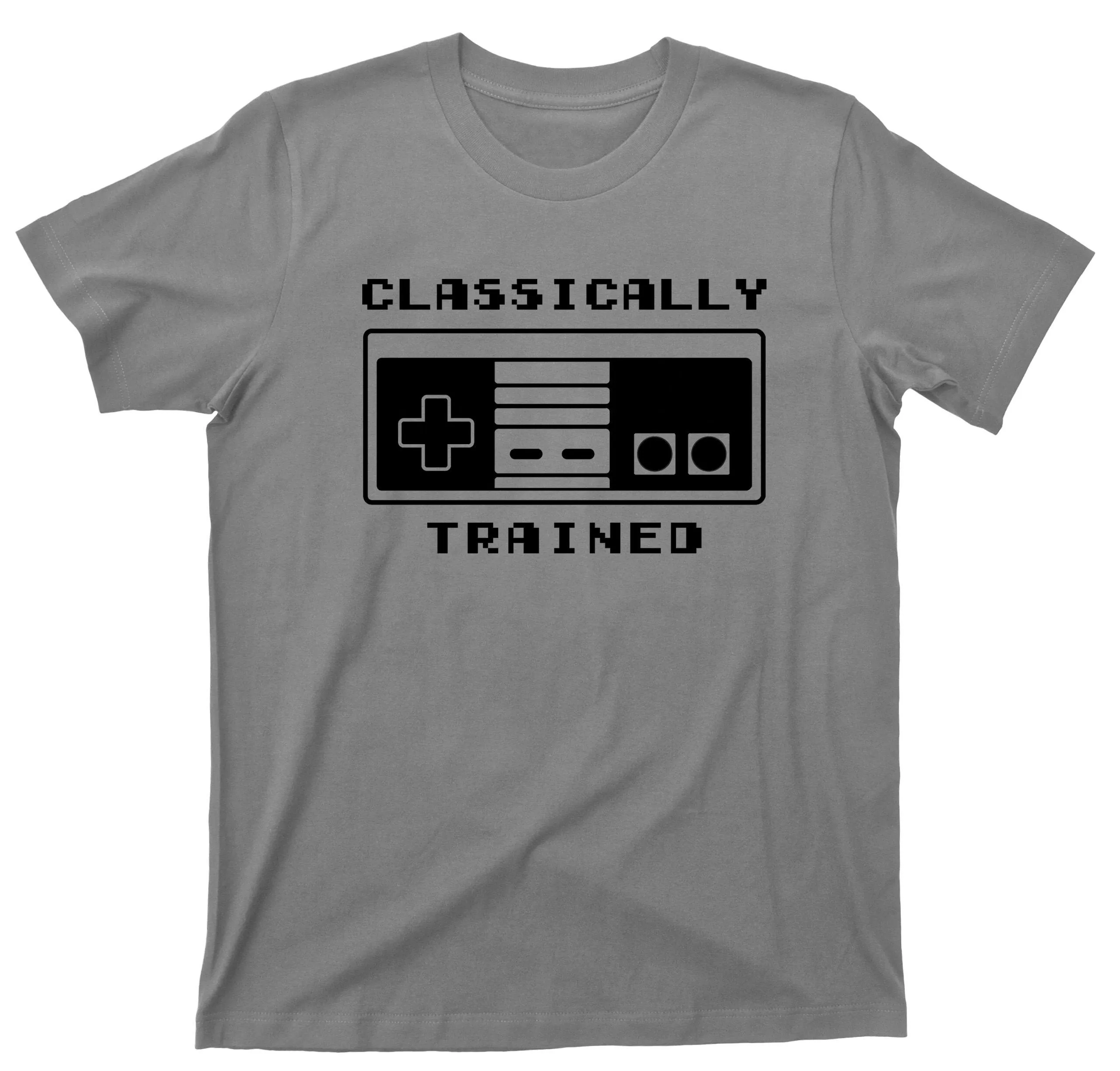 Classically Trained T Shirt 80S 90S Vintage Classic Retro Cartridge Video Game Console Systems