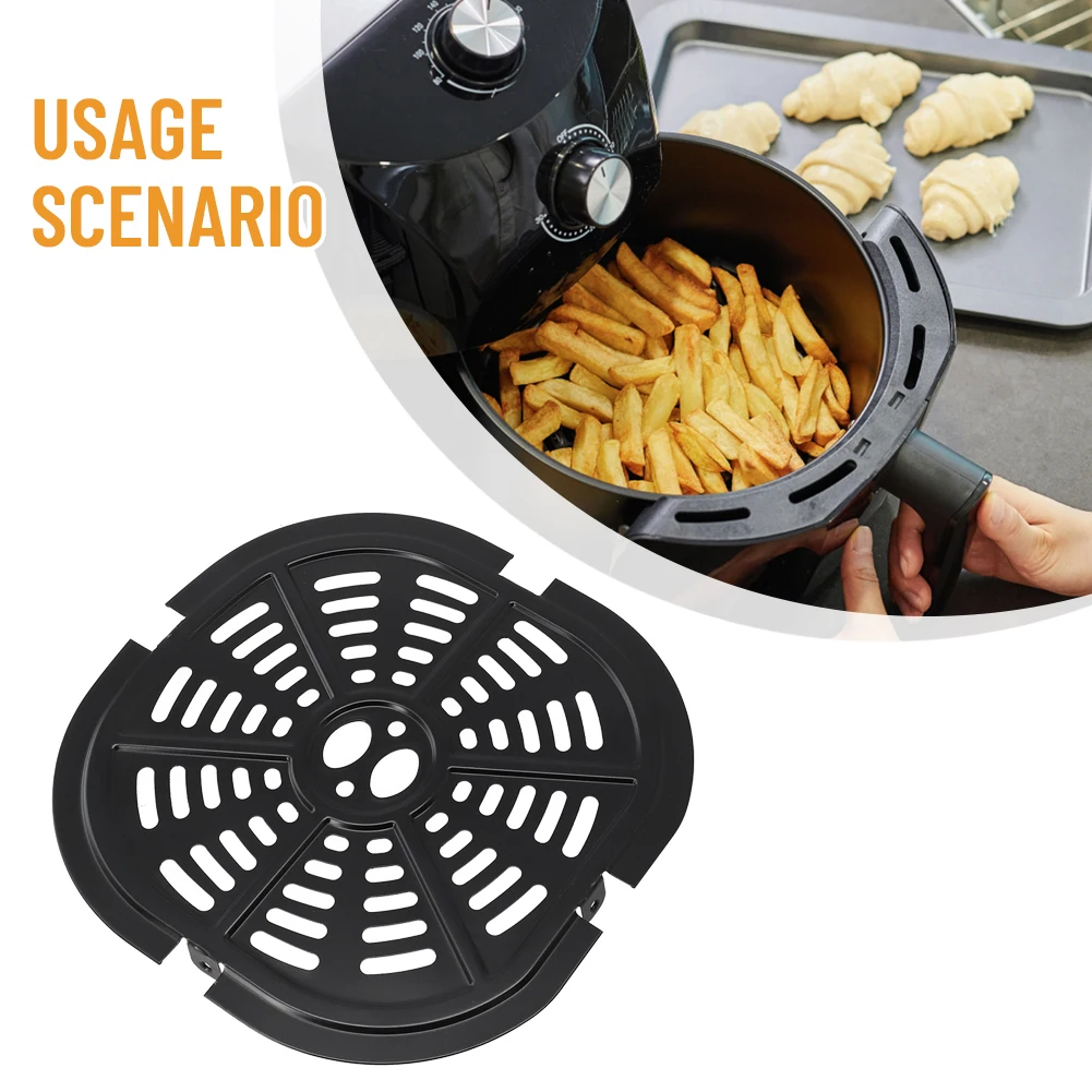 Air Fryer Steaming Crisper Plate Non-stick Coating Fry Pan Replacement Steamer Rack For French Fries Pizza Chicken Wings