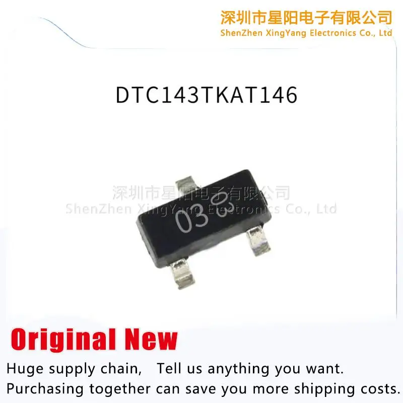 New original DTC143TKAT146 SMD triode