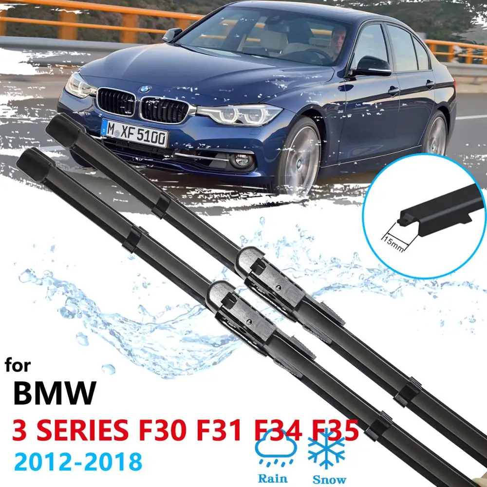 Car Wiper Blade for BMW 3 Series F30 F31 F34 F35 2012 2013 2014 2015 2016 2017 2018 Windscreen Windshield Wipers Car Accessories