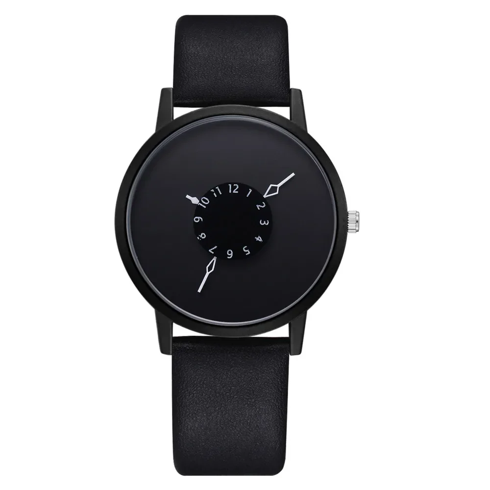 Casual Fashion Unisex Black Women Men Watches High Quality Ultra Thin Quartz Watch Woman Elegant Dress Ladies Watch Montre Femme