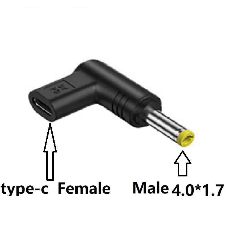 USB C Type C naar DC 5v 9v 12v DC Power Jack Connector PD naar DC 5.5x2.5 4.0x1.7 5.5x2.1 3.5x1.35 3.0x1.1mm Voeding Converter