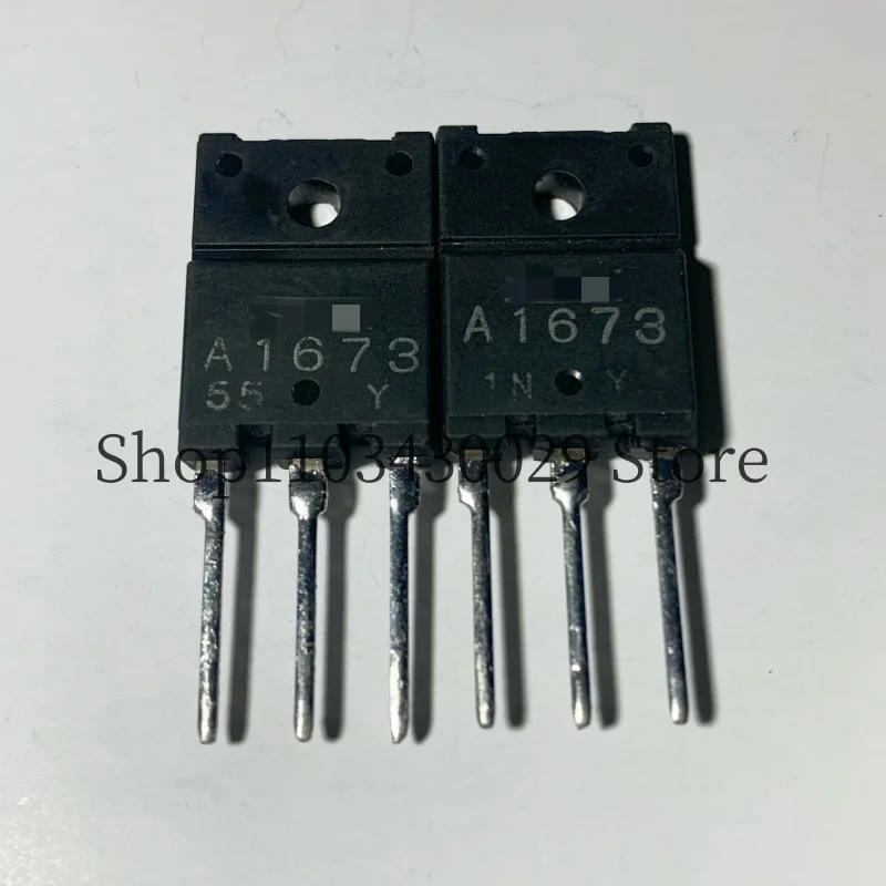 5Pairs(10PCS) New Original 2SA1673 A1673 + 2SC4388 C4388 TO-3PF 15A 180V PNP + NPN