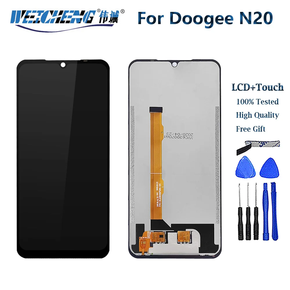 Original For DOOGEE N40 Pro N20 Pro LCD Display+Touch Screen Digitizer Assembly For Doogee N50 N55 N55 Plus N55 Pro LCD Screen