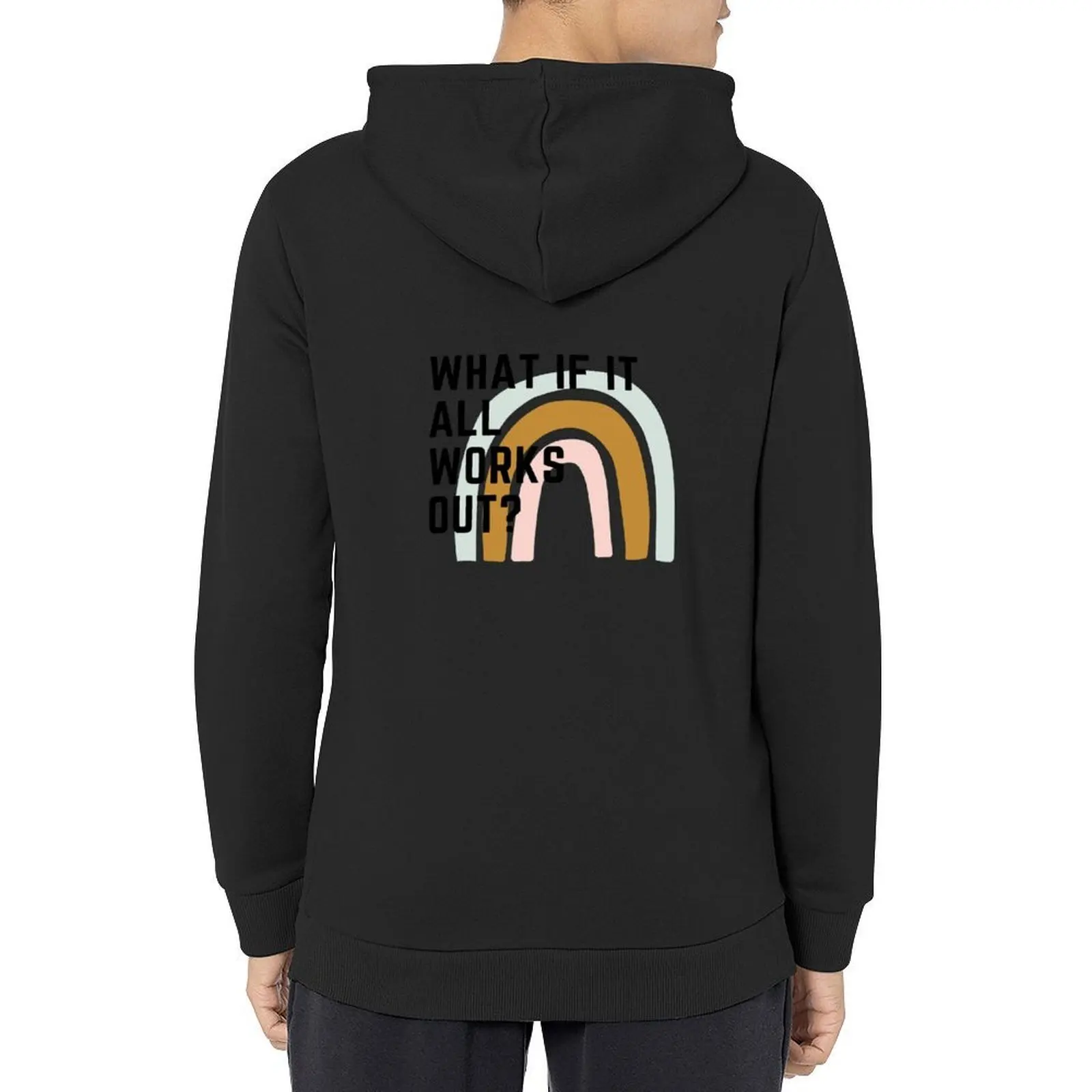 

What if it all works out Hoodie hooded shirt men clothes men's coat korean clothes autumn hoodie