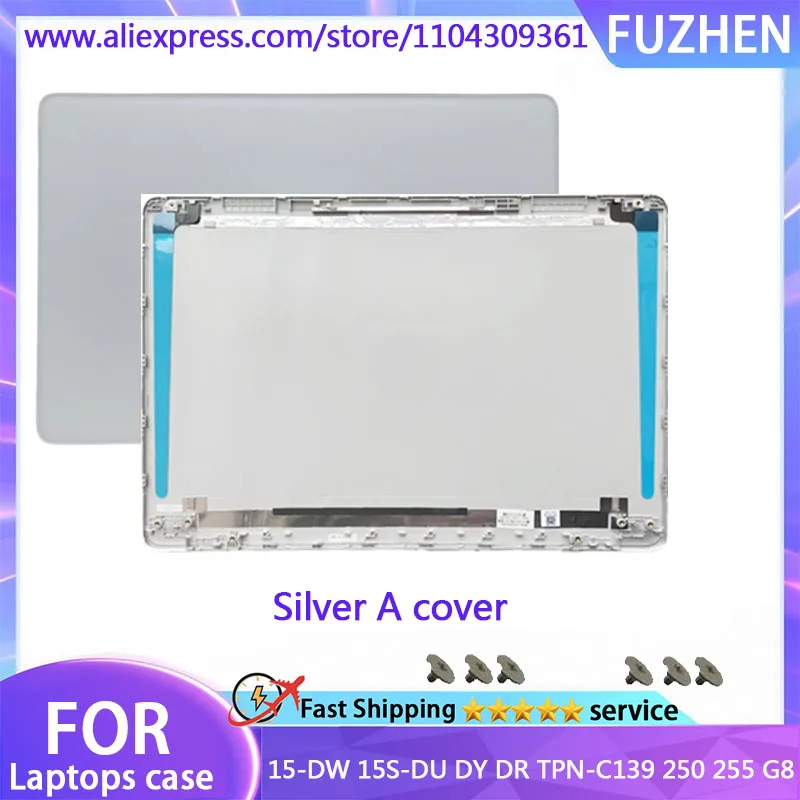 New For 15-DW 15S-DU DY DR TPN-C139 250 255 G8 Laptop LCD Rear Cover/Top Cover/Front Frame/Palm Pad/Bottom Cover/Keyboard/hinge