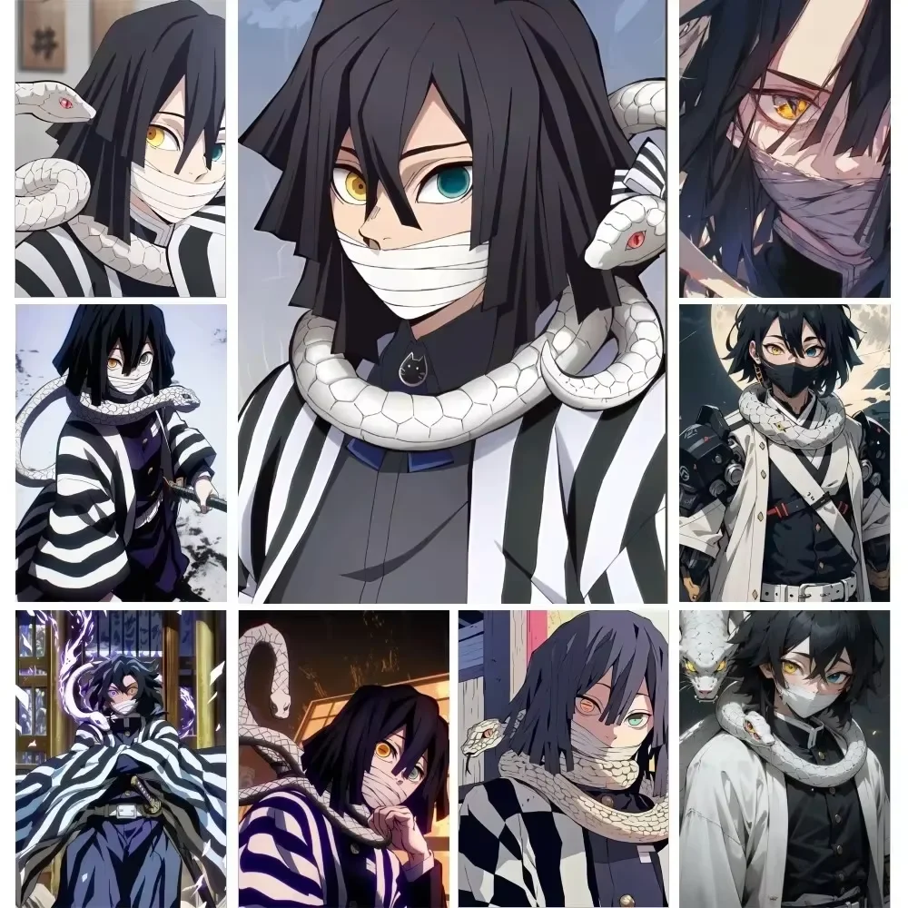 

Алмазная мозаика Iguro Obanai «Истребитель демонов»: Алмазная вышивка ручной работы, изысканный подарок, декор для дома